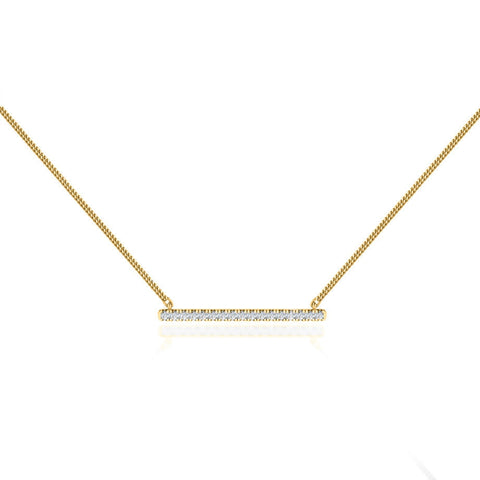 Lab Grown 1.21 CT Round Cut Diamond Mid-Century Necklace