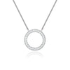 Lab Grown 1.00 CT Round Cut Diamond Gothic Necklace