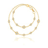 Lab Grown 1.55 CT Round Cut Diamond Art Deco Necklace