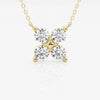 Lab Grown 1.15 CT Round Cut Diamond Victorian Necklace