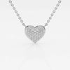 Lab Grown 1.00 CT Round Cut Diamond Celtic Necklace