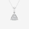Lab Grown 1.72 CT Round Cut Diamond Celtic Necklace