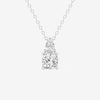 Lab Grown 2.00 CT Cushion Cut Diamond Mid-Century Necklace