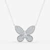 Lab Grown 2.10 CT Round Cut Diamond Gothic Necklace