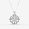 Lab Grown 2.35 CT Round Cut Diamond Celtic Necklace