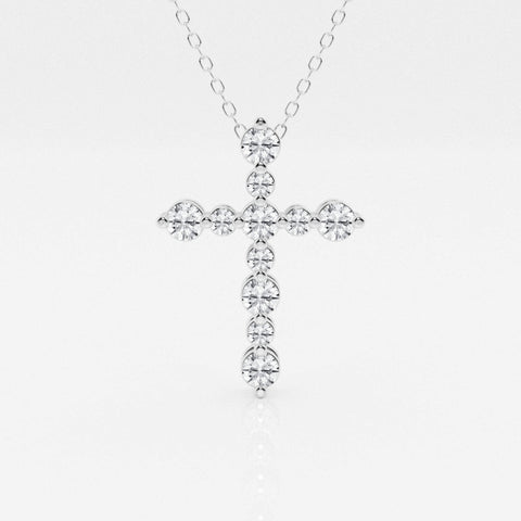 Lab Grown 2.16 CT Round Cut Diamond Art Deco Necklace