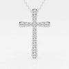 Lab Grown 1.89 CT Round Cut Diamond Mid-Century Necklace
