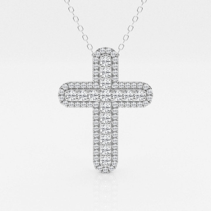 Lab Grown 3.70 CT Round Cut Diamond Boho & Hippie Necklace