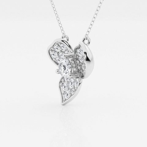 Lab Grown 2.05 CT Round Cut Diamond Minimalist Necklace