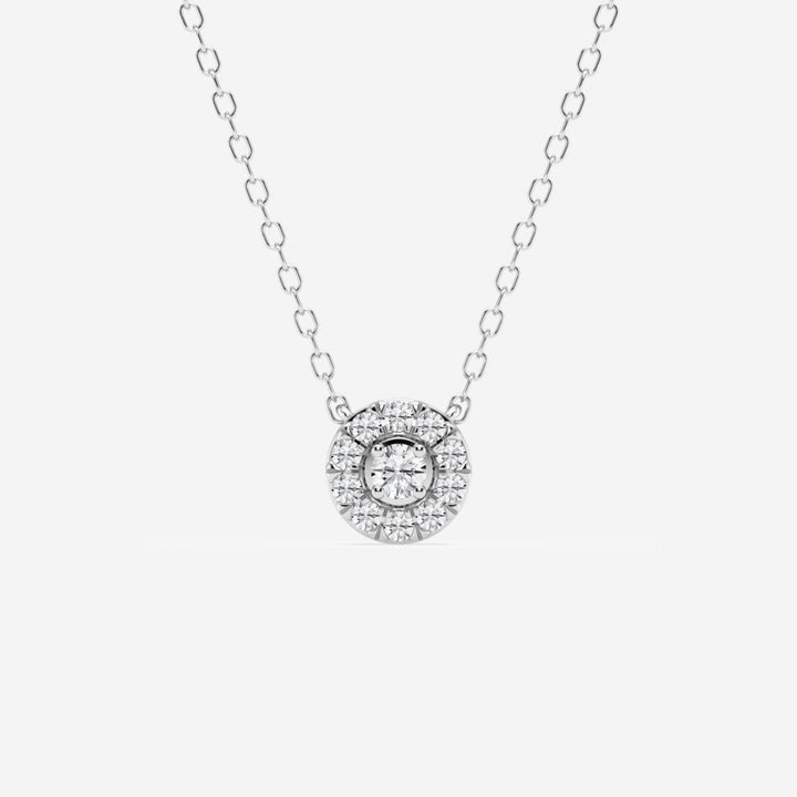 Lab Grown 1.10 CT Round Cut Diamond Boho & Hippie Necklace
