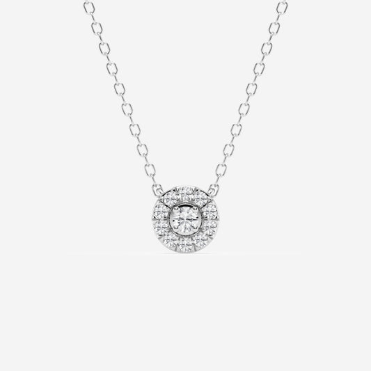 Lab Grown 1.10 CT Round Cut Diamond Boho & Hippie Necklace