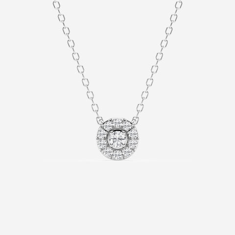 Lab Grown 1.10 CT Round Cut Diamond Boho & Hippie Necklace