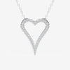 Lab Grown 1.07 CT Round Cut Diamond Edwardian Necklace