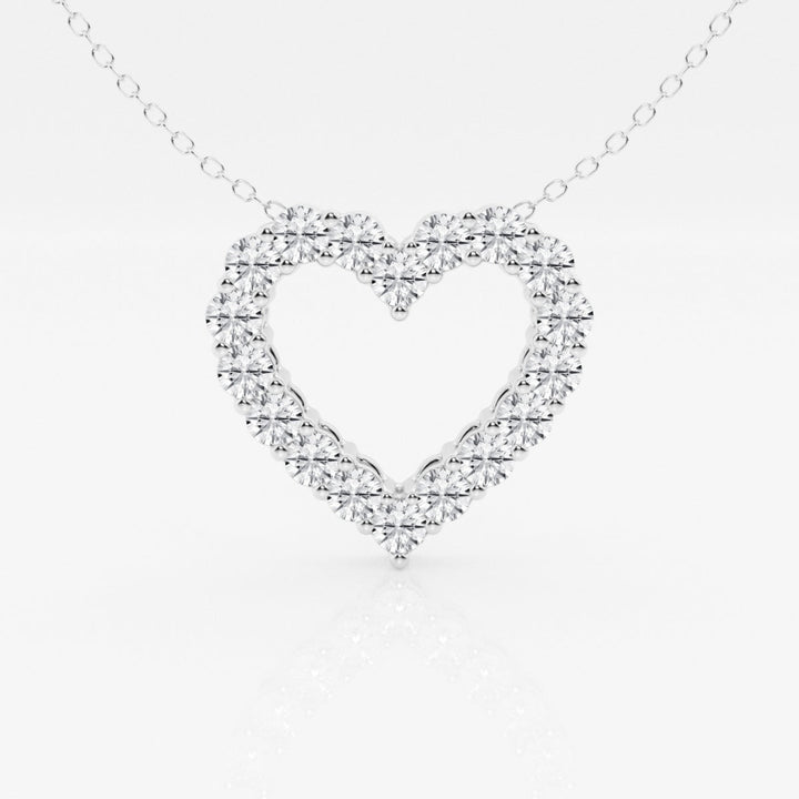 Lab Grown 1.25 CT Round Cut Diamond Celtic Necklace