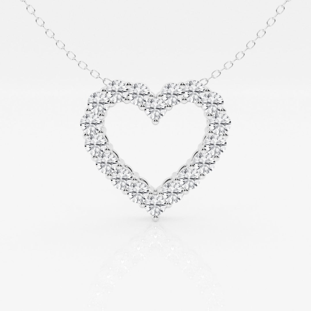 Lab Grown 1.25 CT Round Cut Diamond Celtic Necklace