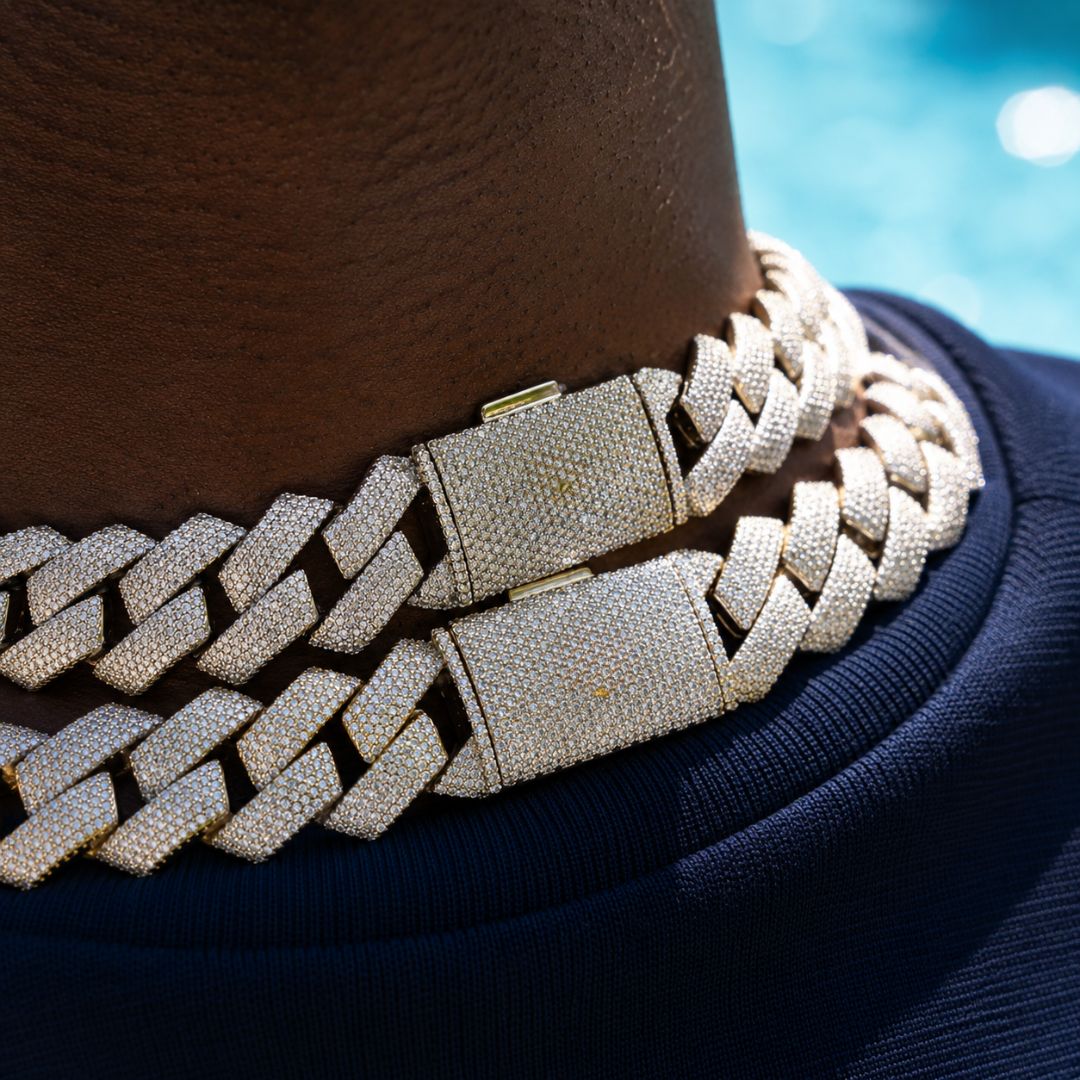 VVS Cuban Link Chain (ALL SIZES) 14K Gold