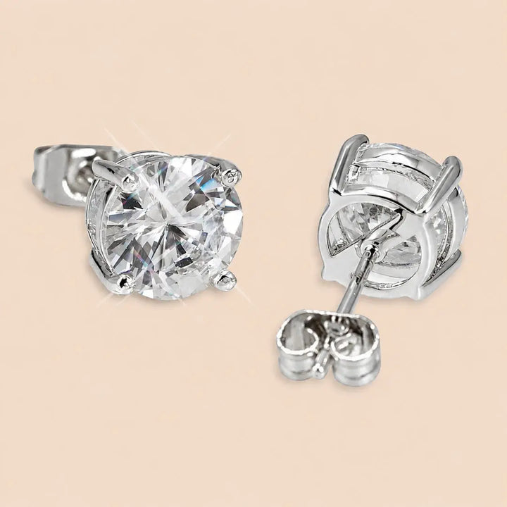 VVS Stud Earrings (ALL SIZES) 14K Gold Jewel Carts