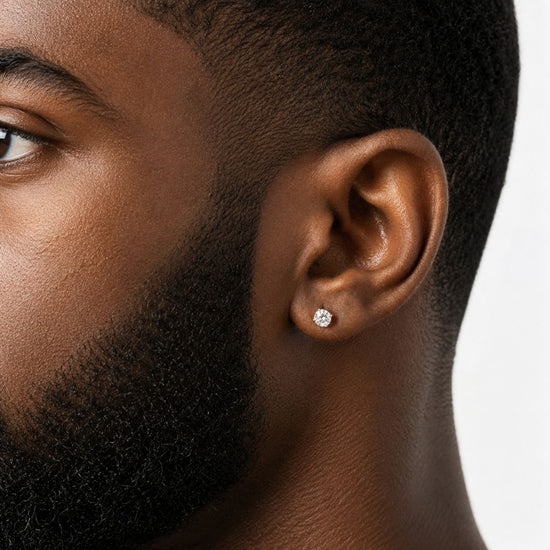 VVS Stud Earrings (ALL SIZES) 14K Gold
