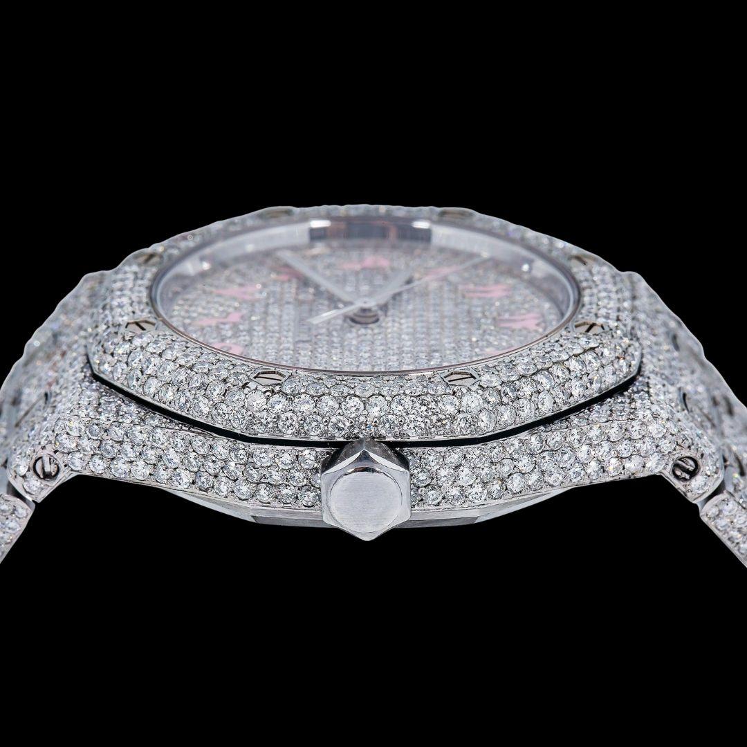 Moissanite AP Style Watch Crown View