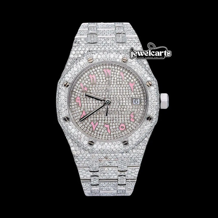 Moissanite AP Style Watch Front View