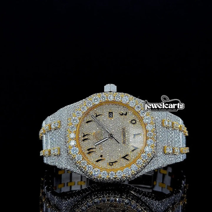 Moissanite AP Watch Arabic Front View