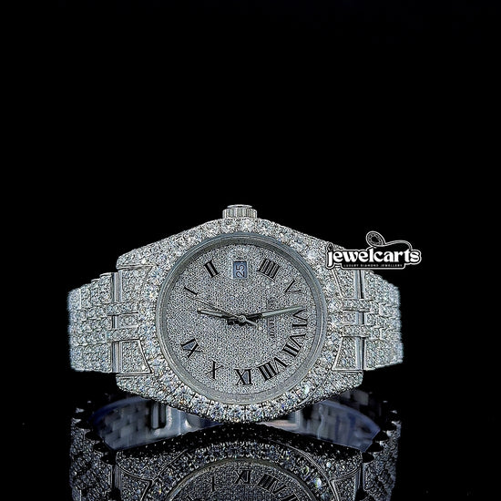 Rolex Moissanite Watch Front View