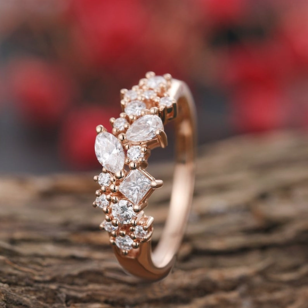 Simulated Diamond 2.25 CT Wedding Band