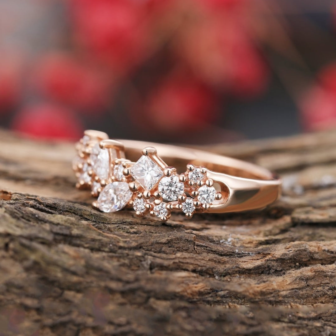 Simulated Diamond 2.25 CT Wedding Band