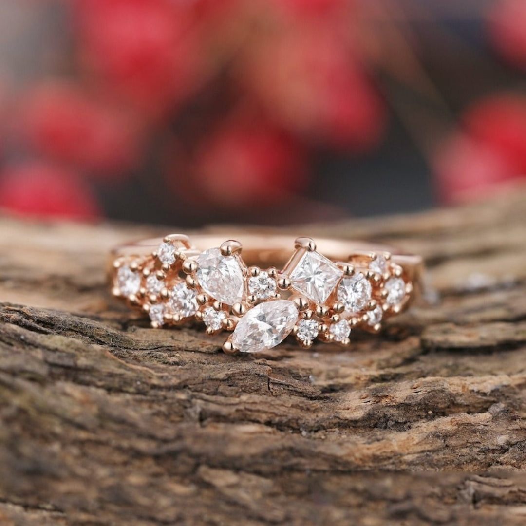 Simulated Diamond 2.25 CT Wedding Band