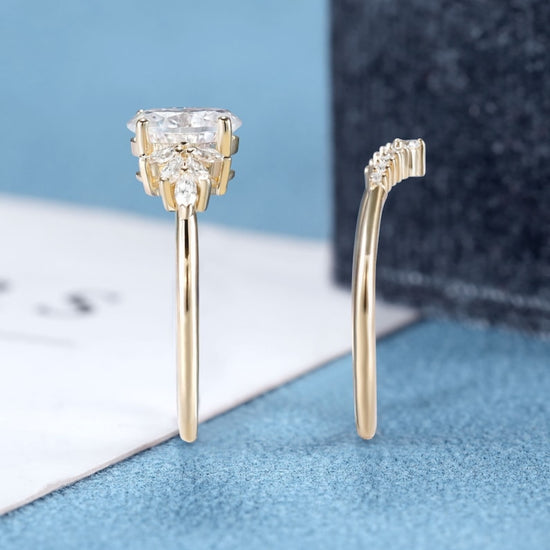 Cherished Spark Oval Cut Diamond Ring for Her