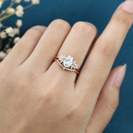 Cherished Spark Oval Cut Diamond Ring for Her