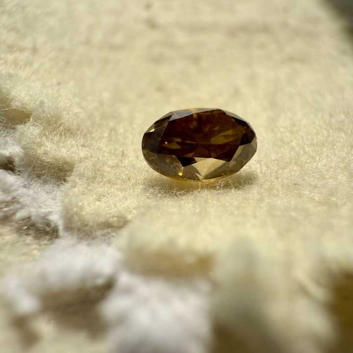 Salt and Pepper 1.00 CT Oval Shape Loose Diamond